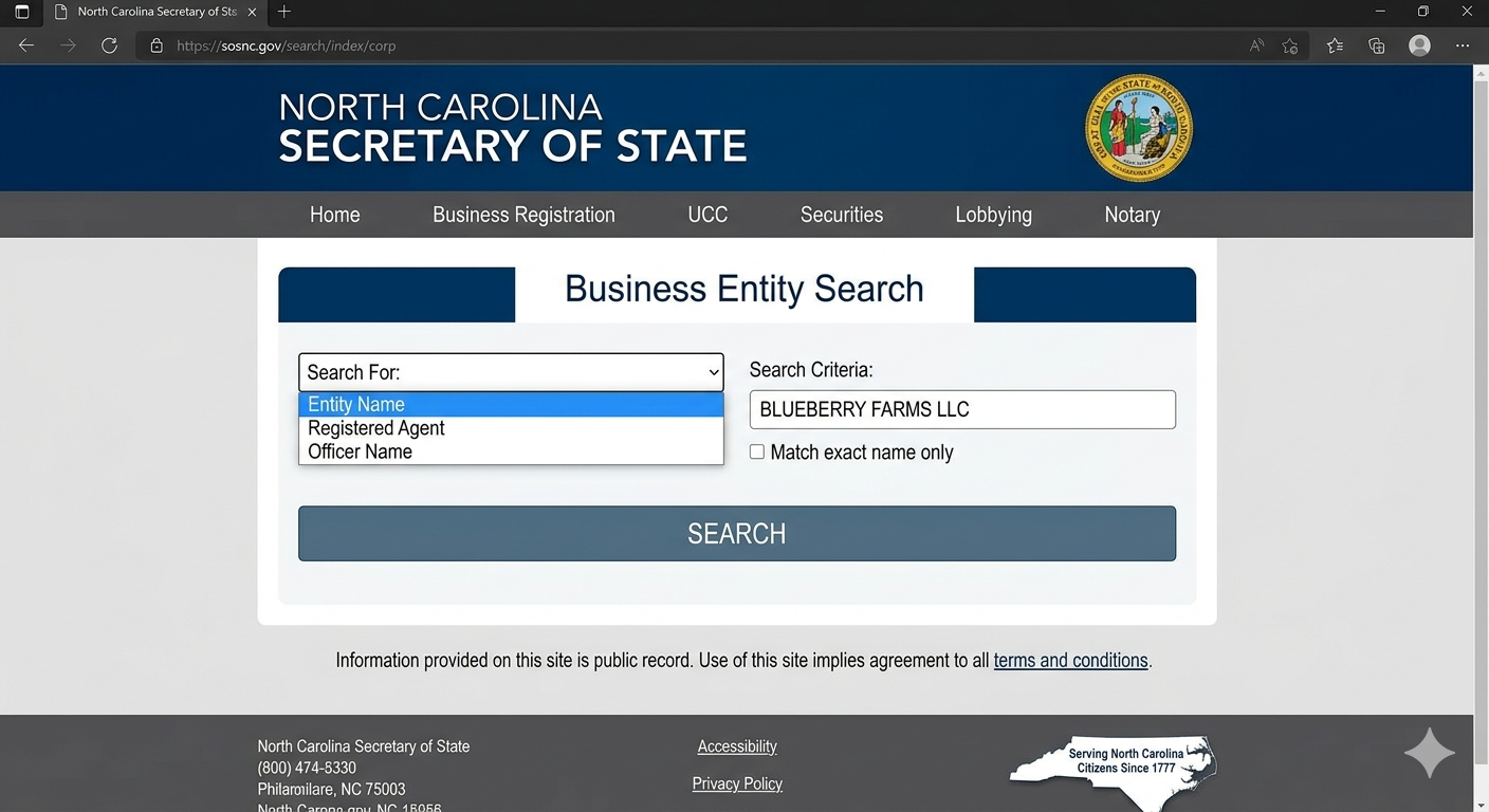 North Carolina Business Entity Search: The Complete Step-by-Step Guide