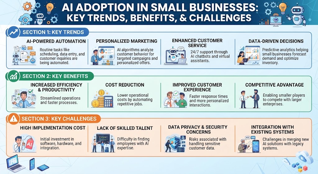AI Adoption News in Small Businesses: Key Trends, Benefits, and Challenges