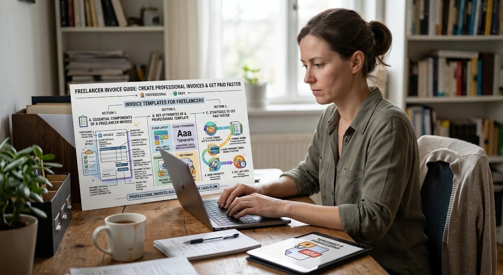 Invoice Templates for Freelancers: How to Create Professional Invoices and Get Paid Faster